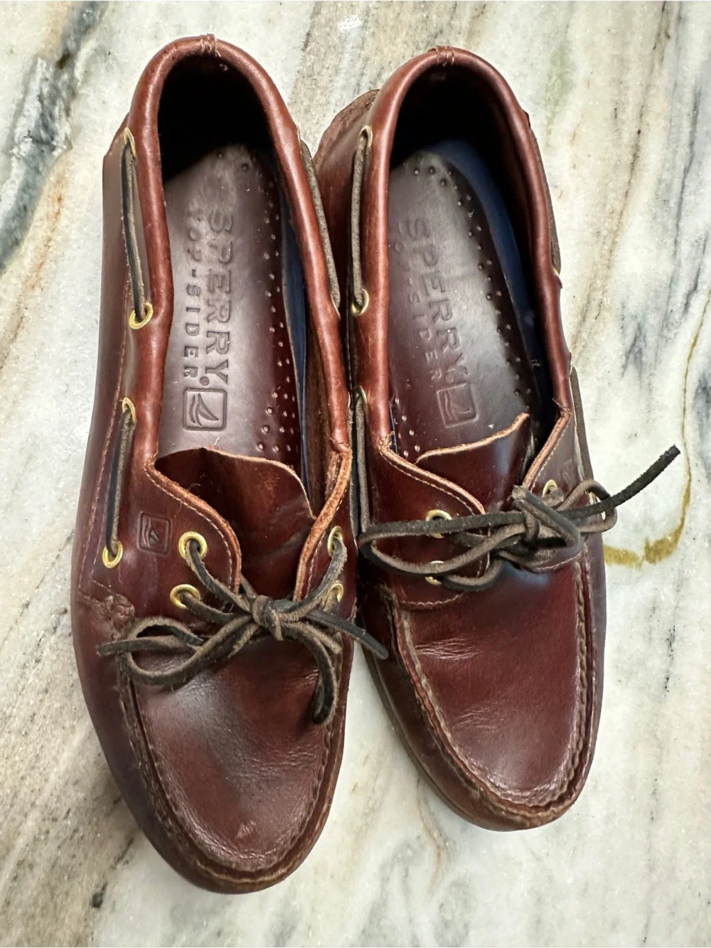 Men’s Sperry Topsider Leather Boat Shoe size 10.5